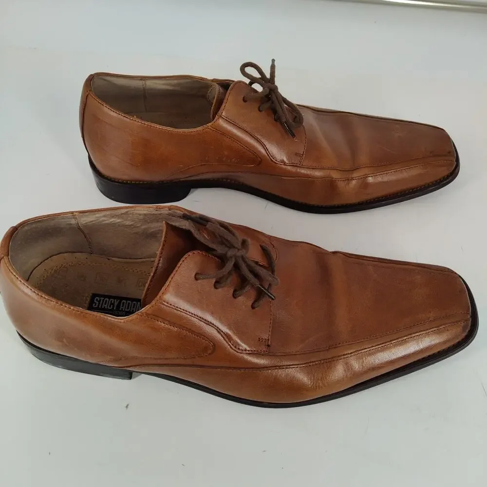 Stacy Adams Men’s Shoes Size 12M Brown Dress Leather